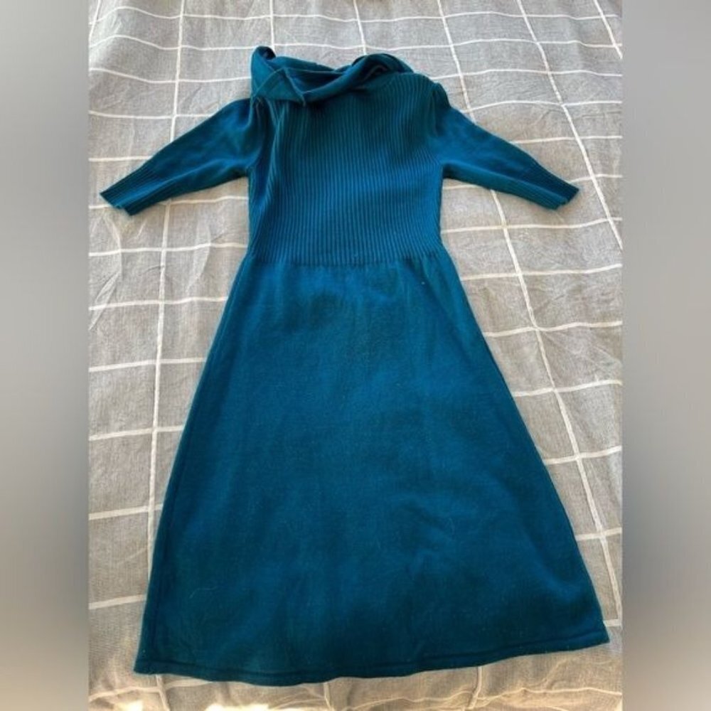 NWT Kohl’s Cowl Neck Sweater Dress Size XS - Picture 2 of 5